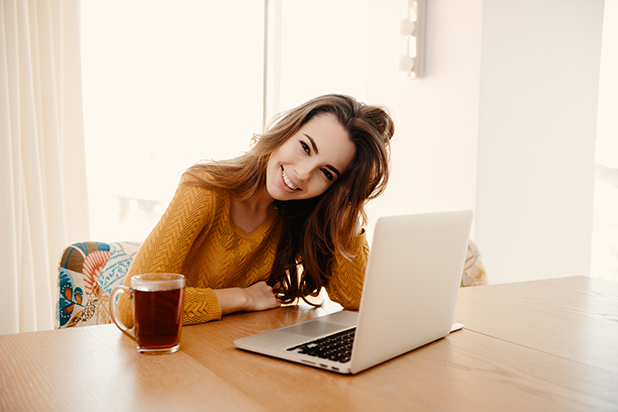 smiling young woman