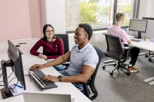 collega's op kantoor