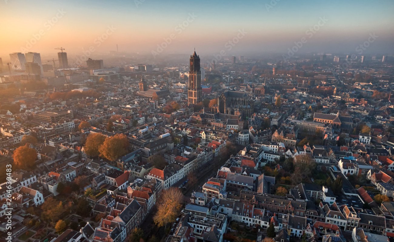 Uitzicht over het centrum van Utrecht