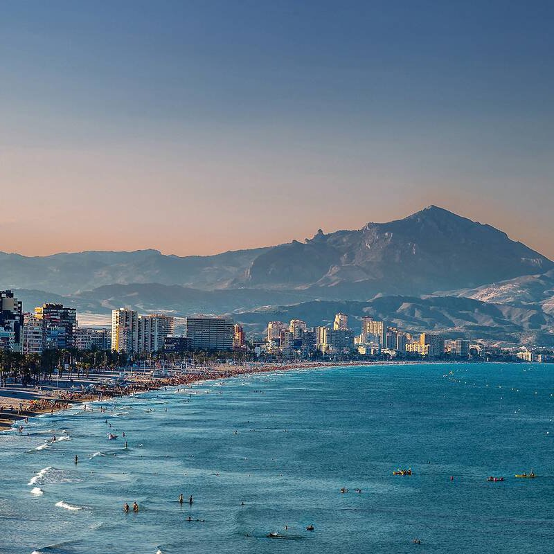 Alicante kust werken in
