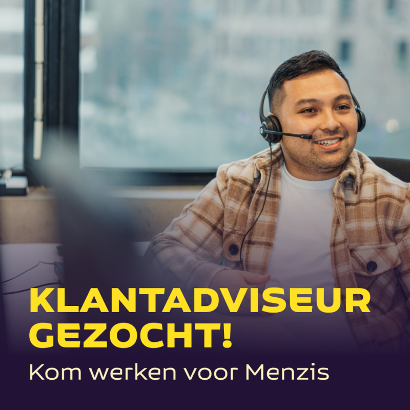 Man with headset smiling