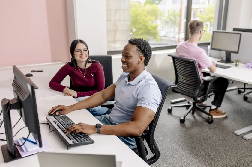 collega's op kantoor