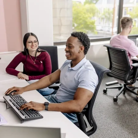 collega's op kantoor